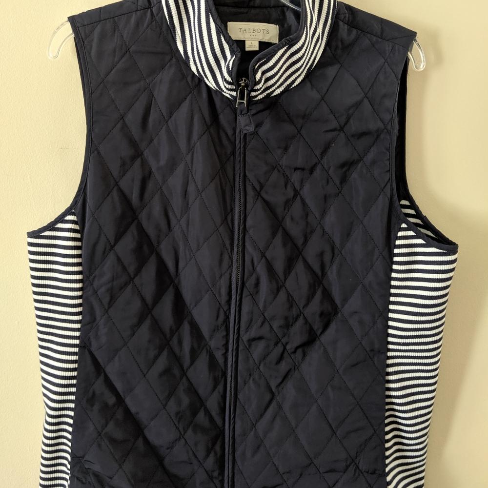 Talbots Zip Up Vest